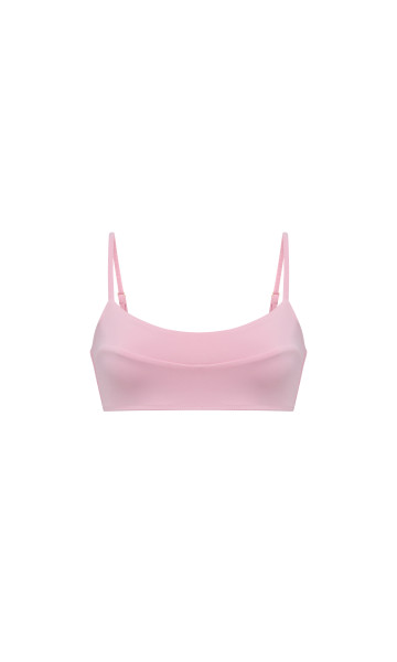 Топ з рельєфами рожевий