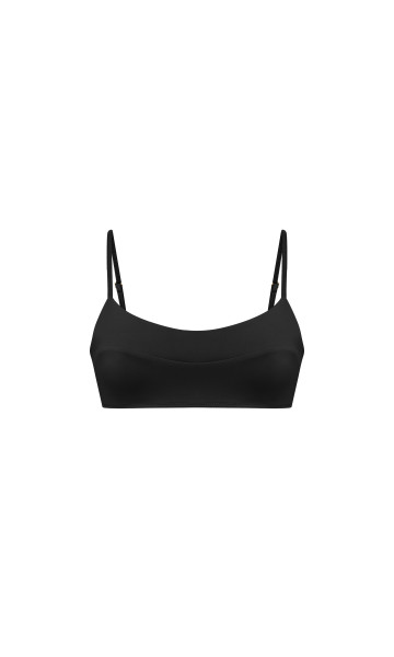 Топ з рельєфами чорний